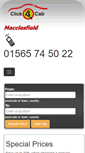 Mobile Screenshot of macclesfield-taxis.co.uk